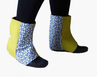 Reversible cotton leggings