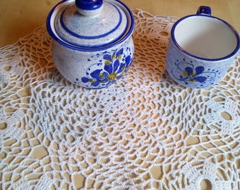crochet doily centerpiece in pure white round-table rug-handmade-table decoration doilies