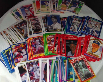 Milwaukee Brewers set of 203 vintage baseball cards for decoupage, framing, crafts, collecting MLB 1990-92 Brew Crew Molitor FREE SHIPPING!