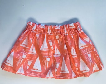 Sailboat print Skirt - size 3T