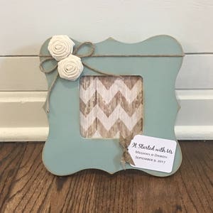 It Started with Us, Personalized Wedding Frame, Wedding Gift, Wedding Shower, Engagement Gift, Father of Bride Frame, Father of Groom Frame