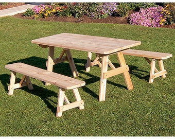 Picnic table Etsy