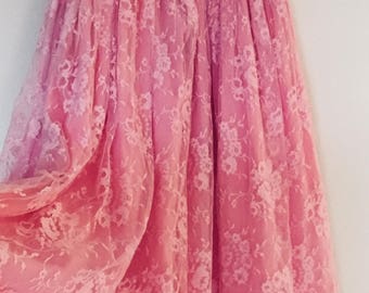 Vintage Lace Sleeveless Dress | Bridesmaid Prom Party Size Small