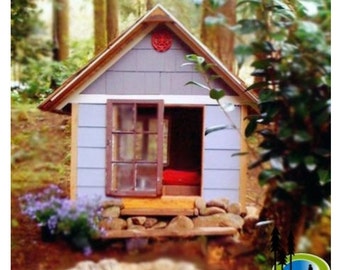 Extra Large Dog House made with 100% reclaimed materials
