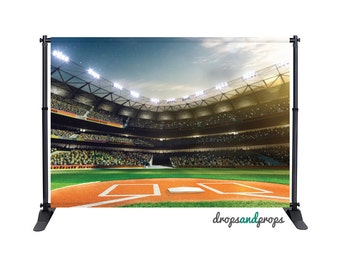 Baseball Field - Photography Backdrop