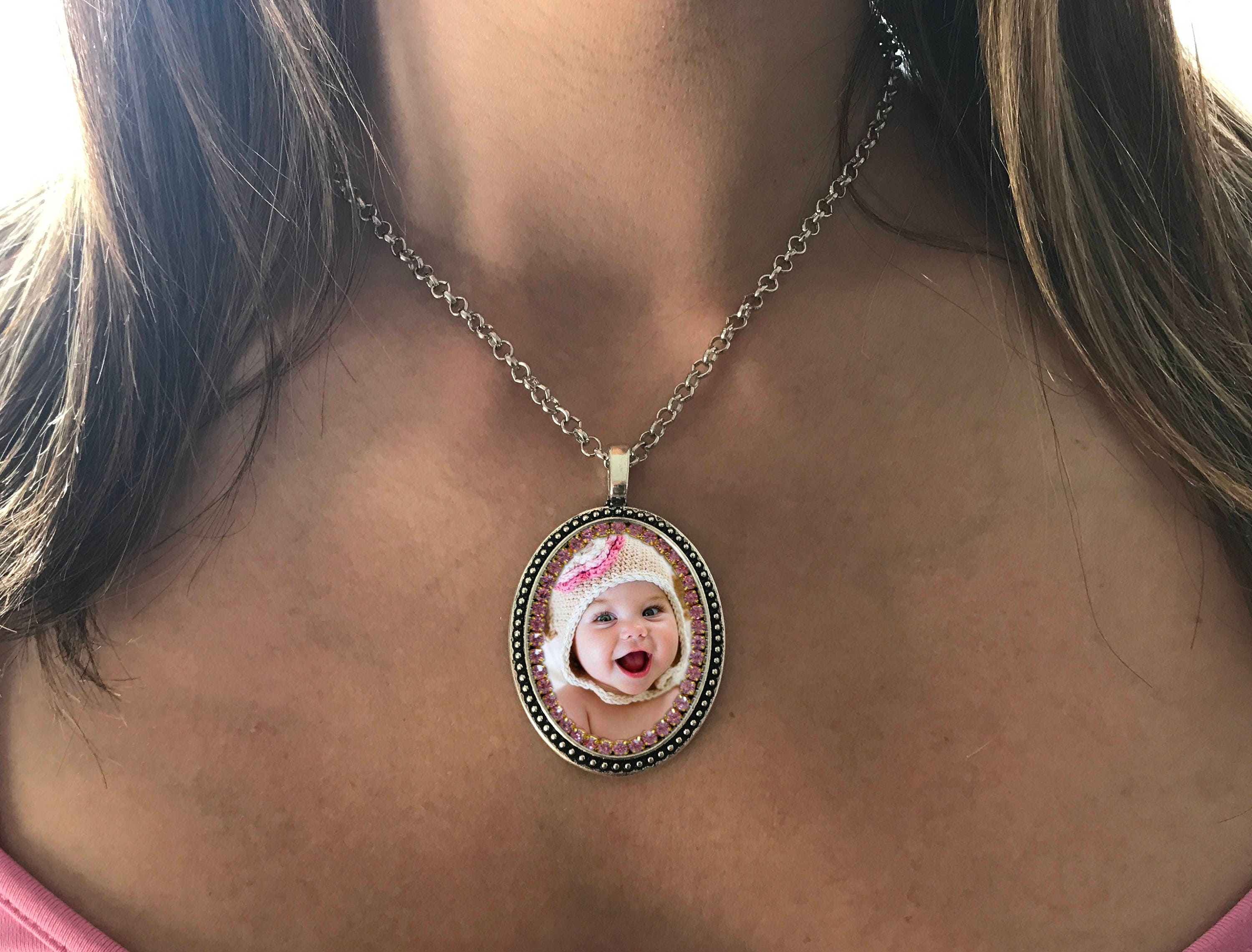 Your Own Photo - Custom Picture Necklace - Personalized ...