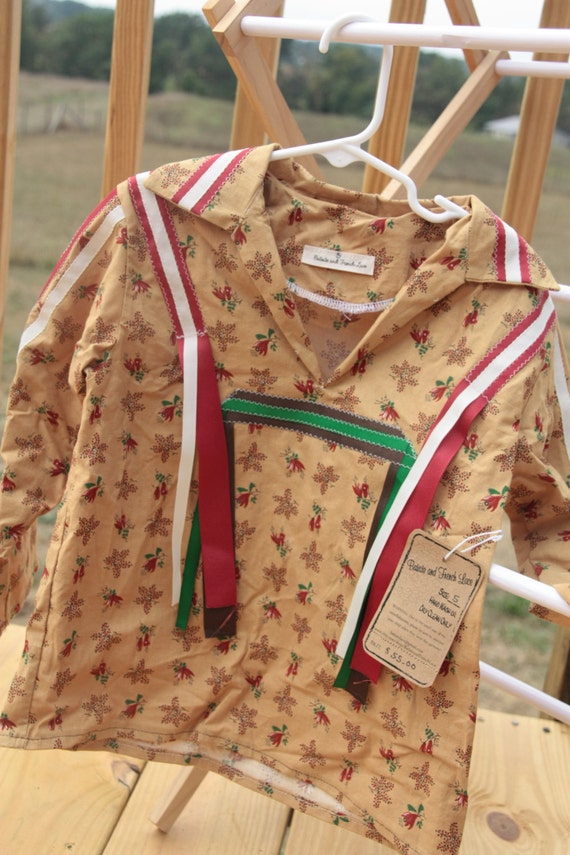 Native American Boys Ribbon Shirt regalia size 5 Powwow