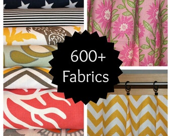 SALE ⋘ Curtains, Window Treatments, Curtain Panels 24W or 50W x 63, 84, 90, 96 or 108L ⋘ Choose from 100s of Premier Print Fabrics