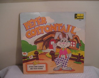 PETER COTTONTAIL from disneyland, an lp (record)