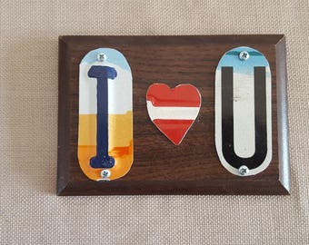 Wall Hanging - License Plate Art