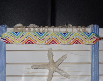 "Triangle multi-colors" Friendship Bracelet in bright colors
