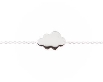Cloud Bracelet - Sterling Silver or Gold Fill