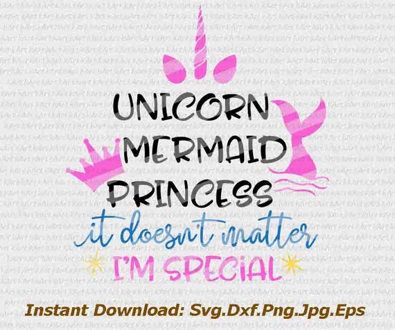 Download unicorn svg fairy svgmermaid svg princess svg I'm