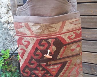 VINTAGE KILIM BAG ....Turkish handmade