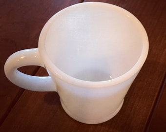 Milkglass Hazel atlas coffee cup