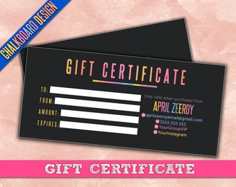 SaLe! Gift Certificate H O Approved; custom; Gift Certificate , Home Office Approved;certificate, cash, Printable