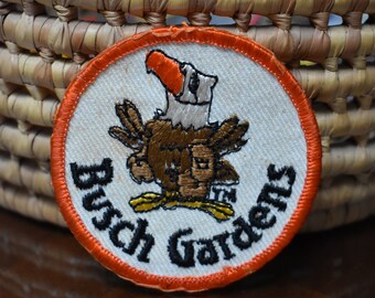 Vintage Busch Gardens Travel Patch