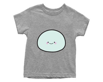 Mochi Kids T-shirt-Tshirt enfant, T-shirts pour les garçons, T-shirts pour les filles, T-shirts Cool, Fun T-shirts, les enfants gris Tshirt, tshirt enfants mignons