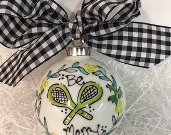 Tennis ornament