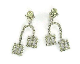 Rhinestone Dangle Earrings