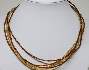 charming multi strand necklace
