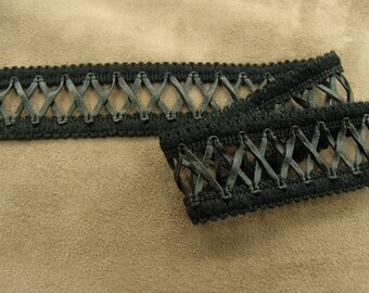 LACE cotton-2, 5 cm - black