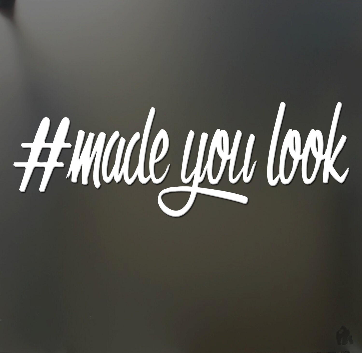 sticker made you look JDM girl Funny JDM car truck window