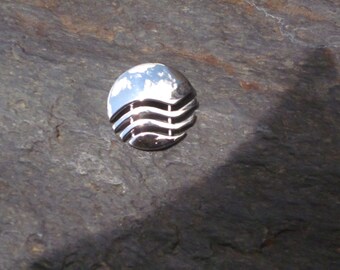Sterling Silver Pendant, Wave Design - #195