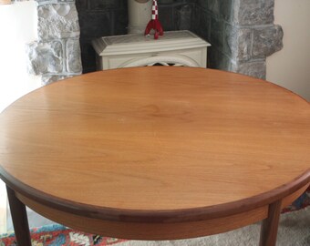 round plan dining extending g table table  dining  Etsy Teak