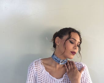 Jahsmine's Denim Choker