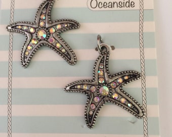 Starfish charms 2 pieces