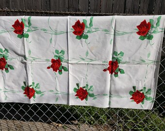 Beautiful Vintage Wilendur Wilendure Red Roses