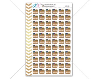 Meeting Stickers Folder stickers School Stickers for planner, agenda, calendar! Functional planner stickes to help organize life #SQ00021