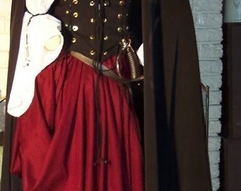 Pirate Wench Renaissance corset custom costume dress gown