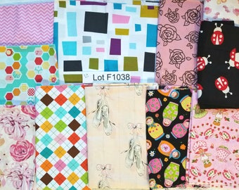 Girls Mix Fabric DESTASH LOT F1038 First 2 Images only