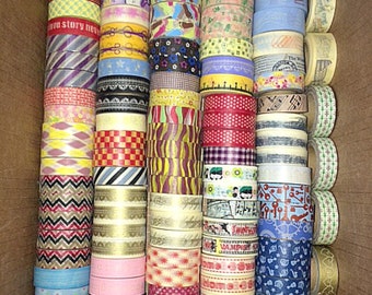 SALE 10 Washi Tapes - 15mm x 10m - Assorted But You Can Request