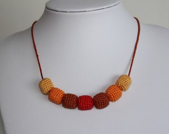 Crochet Beads Necklace