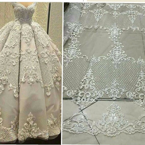 wedding dress lace fabric