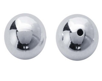 3mm Silver Filled Beads, Spacer Beads, Seamless, 100 pcs, Findings, Supplies