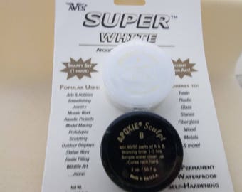 Apoxie Sculpt Modeling Compound - .25 pound package - Super White