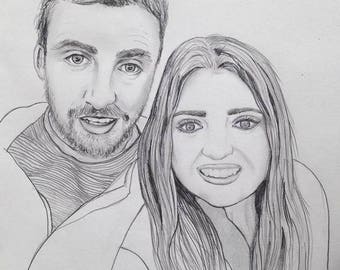 A3 Pencil Portrait Double.