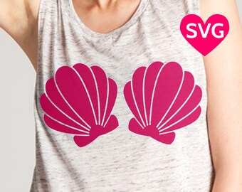 Download Shell bra svg | Etsy