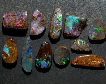 Custom Australian boulder opal ring / opal ring / custom opal ring / October birthstone / choose your opal ring / opal jewelry /natural opal