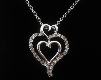 Valentine's gift Heart necklace Valentines Day Gift Heart pendant necklace Wedding Necklace Valentine's day Love jewelry