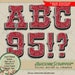 Bandana Digital Alphabet by AwesomeScrapper - Upper Case A-Z, Numbers, Red Bandana Print and Textured, Western, Cowboy, High Quality PNGs
