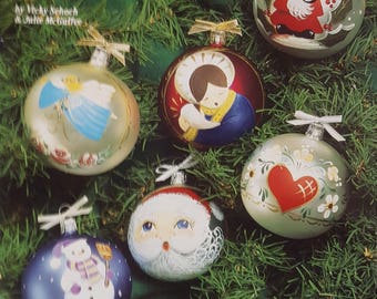 Fancy Painted Ornaments Instruction Booklet