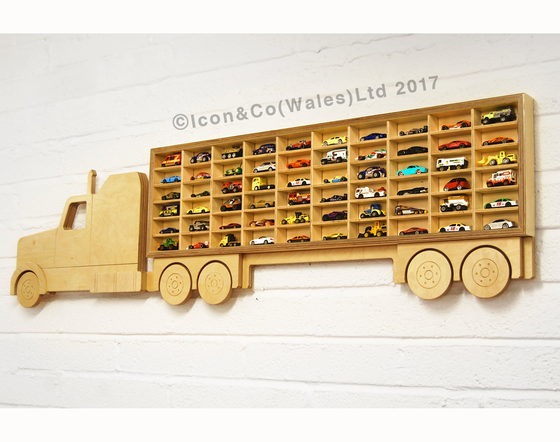 Toy Car 'Truck' Shelf Model Car Shelving Unit