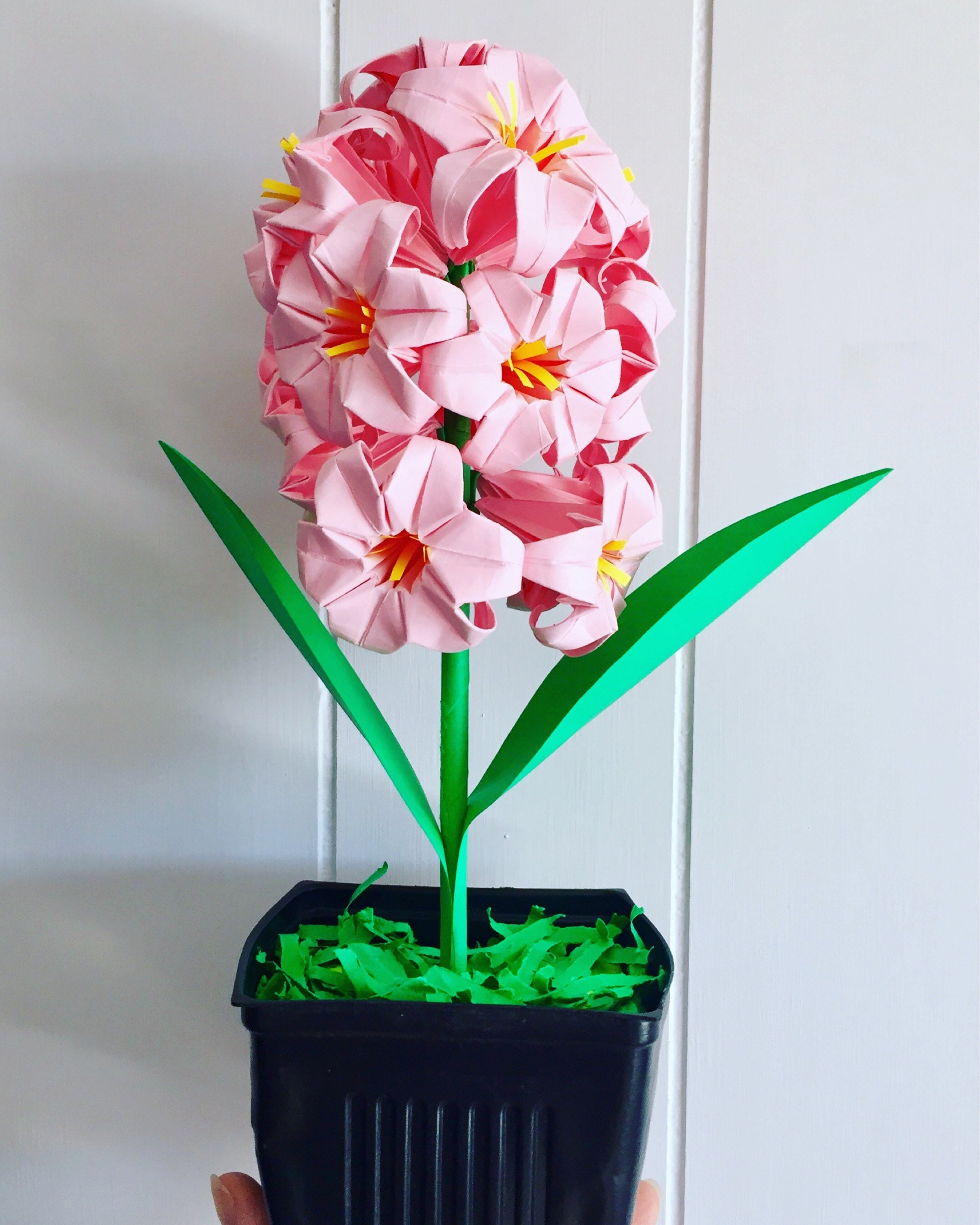 hyacinth paper flower origami hyacinth flower gift