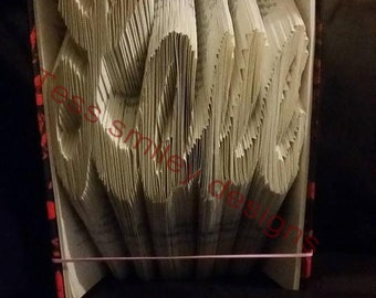 love fancy book folding pattern