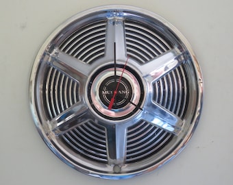 1965 Ford Mustang Hubcap Clock No. 2609